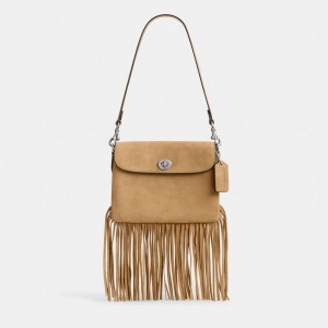 Coach 1964 Fringe Bag Plateadas | COH864943