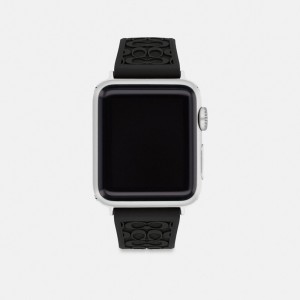 Coach Apple Watch® Strap, 38 Mm And 40 Mm Negras | COH866253