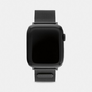 Coach Apple Watch® Strap, 42 Mm And 44 Mm Negras | COH866272