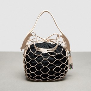 Coach Basket Bag In Regenerative Leather Negras | COH865124