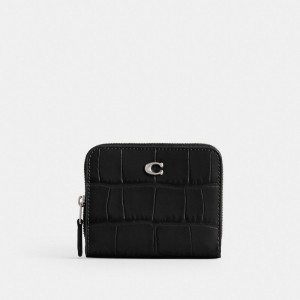 Coach Billfold Wallet Plateadas Negras | COH865616