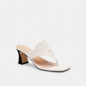 Coach Bree Sandal Blancas | COH865853