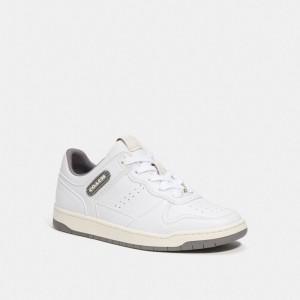 Coach C201 Low Top Sneaker Blancas Gris | COH865825