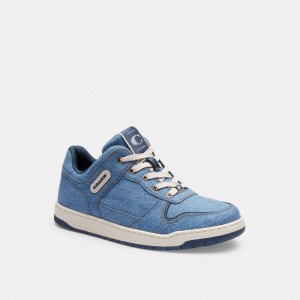 Coach C201 Low Top Sneaker Indigo Azules | COH865843