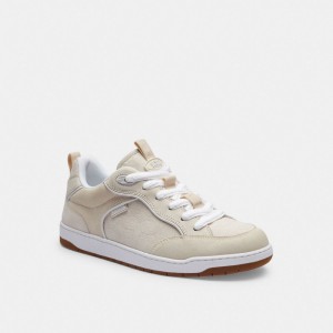 Coach C203 Sneaker In Signature Canvas Blancas | COH866785