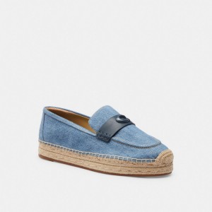 Coach Camilla Espadrille Indigo Azules | COH865786