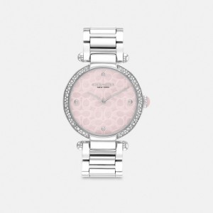 Coach Cary Watch, 34 Mm Gris Rosas | COH866279