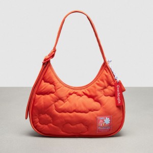 Coach Coachtopia Loop Ergo Bag With Cloud Quilting Naranjas | COH865125