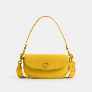 Coach Emmy Saddle Bag 23 Plateadas | COH864922