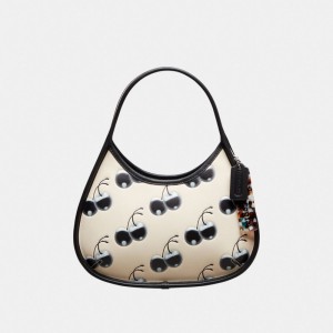 Coach Ergo Bag In Coachtopia Leather With Cherry Print Negras Multicolor | COH864974