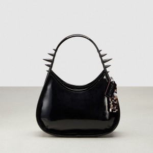 Coach Ergo Bag In Crinkle Patent Coachtopia Leather: Spikes Negras | COH864837