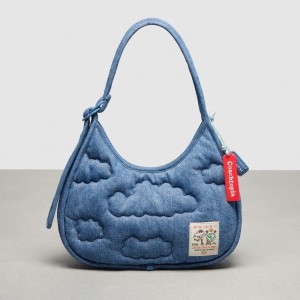 Coach Ergo Bag With Cloud Quilting Azules | COH864871