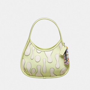 Coach Ergo Bag With Lava Appliqué In Upcrafted Leather Verde Claro Multicolor | COH864936