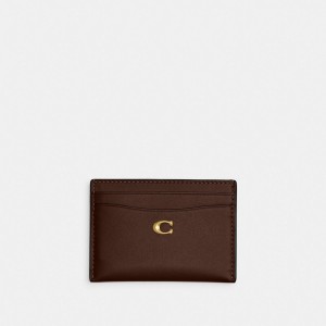 Coach Essential Card Case Chocolate | COH865548