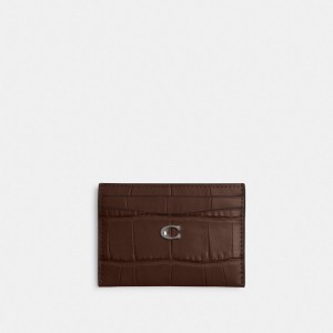 Coach Essential Card Case Plateadas | COH865535