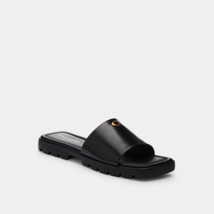 Coach Florence Sandal Negras | COH865846