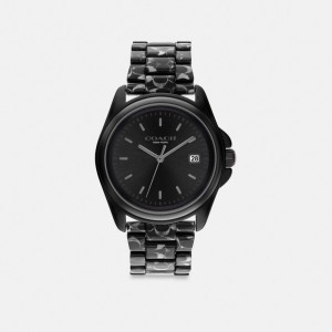 Coach Greyson Watch, 36 Mm Negras | COH866266