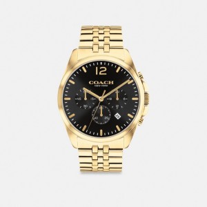 Coach Greyson Watch, 43 Mm Doradas | COH866981