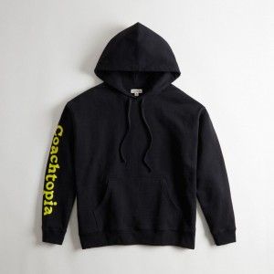 Coach Hoodie In 98% Recycled Cotton: 3 Clouds Negras | COH865961