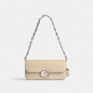 Coach Idol Bag 23 Plateadas Blancas | COH864809