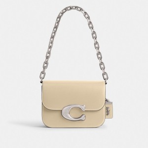 Coach Idol Bag Plateadas Blancas | COH864812