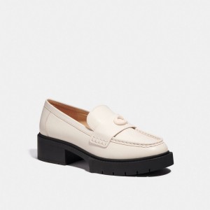 Coach Leah Loafer Blancas | COH865774