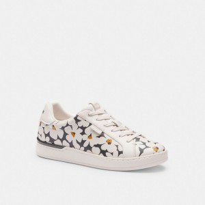 Coach Lowline Low Top Sneaker With Floral Print Multicolor | COH865834