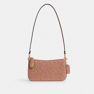 Coach Penn Shoulder Bag In Signature Leather Creme | COH864806