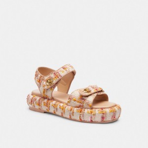 Coach Peyton Sandal Beige | COH865896