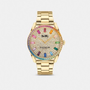 Coach Preston Watch, 36 Mm Doradas | COH866276