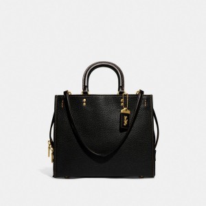 Coach Rogue Bag In Regenerative Leather Negras | COH864932