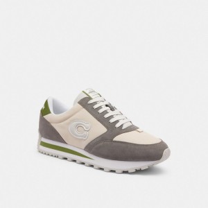 Coach Runner Sneaker Verde Claro | COH866801