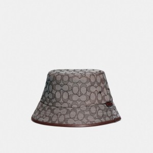 Coach Signature Jacquard Bucket Hat Verde Menta | COH866410