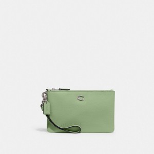 Coach Small Wristlet Plateadas | COH865626