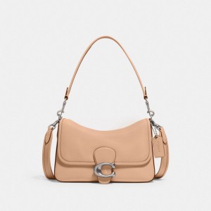 Coach Soft Tabby Shoulder Bag Plateadas | COH864778