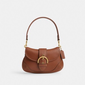 Coach Soho Bag In Regenerative Leather Marrones | COH864780