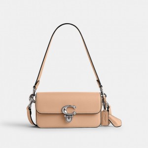 Coach Studio Baguette Bag Plateadas | COH864753