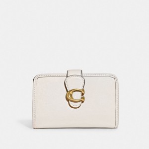 Coach Tabby Medium Wallet Blancas | COH865580