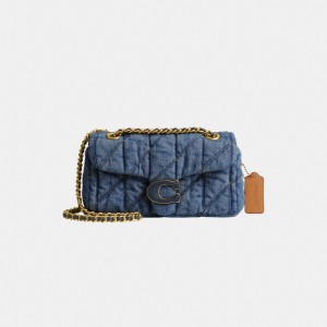 Coach Tabby Shoulder Bag 20 With Quilting Azules Indigo | COH864879