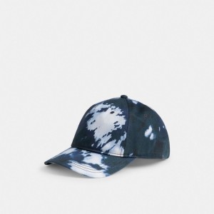 Coach Tie Dye Print Baseball Hat Azules | COH867046