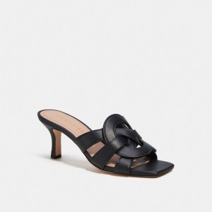 Coach Tillie Sandal Negras | COH865880