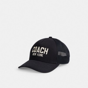 Coach Trucker Hat Negras | COH866424