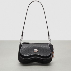 Coach Wavy Double Pouch Bag Negras | COH864757