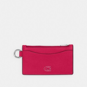 Coach Zip Card Case Rosas | COH865665