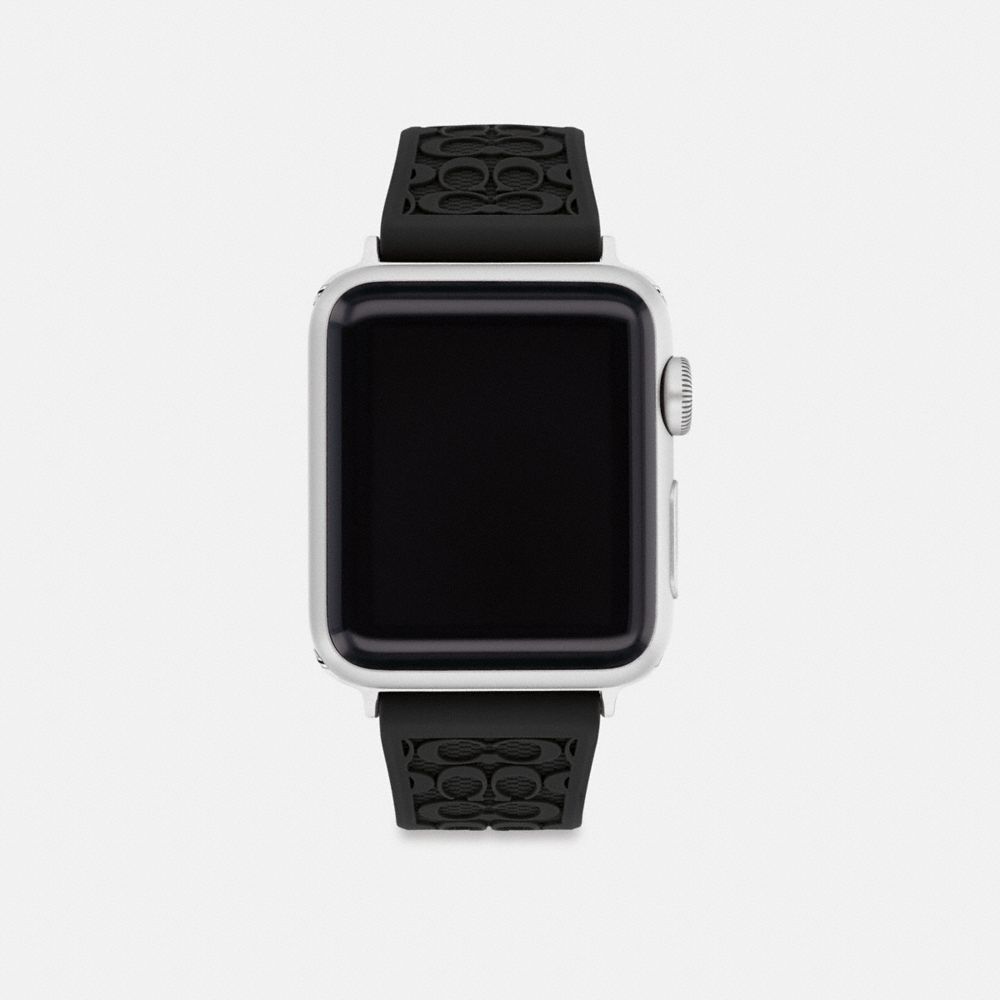 Coach Apple Watch® Strap, 38 Mm And 40 Mm Negras | COH866253