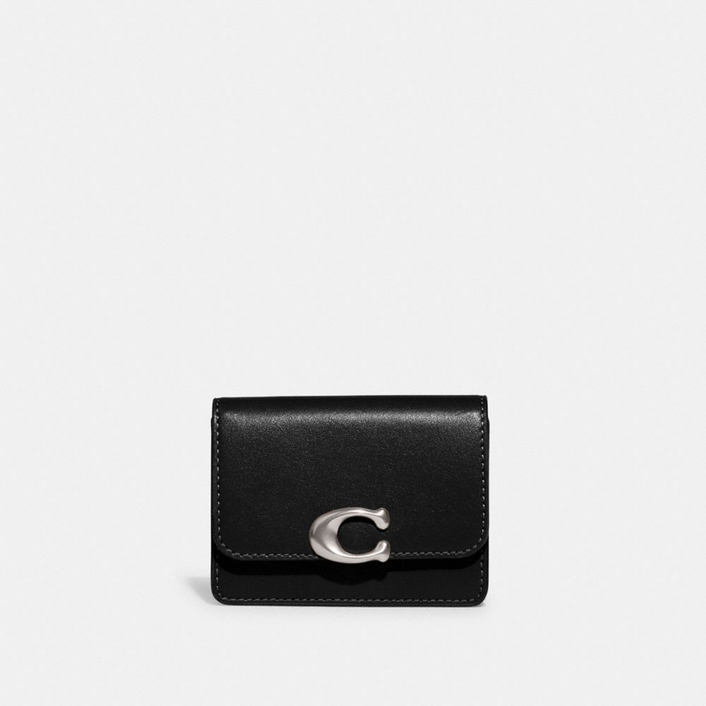 Coach Bandit Card Case Plateadas Negras | COH865587