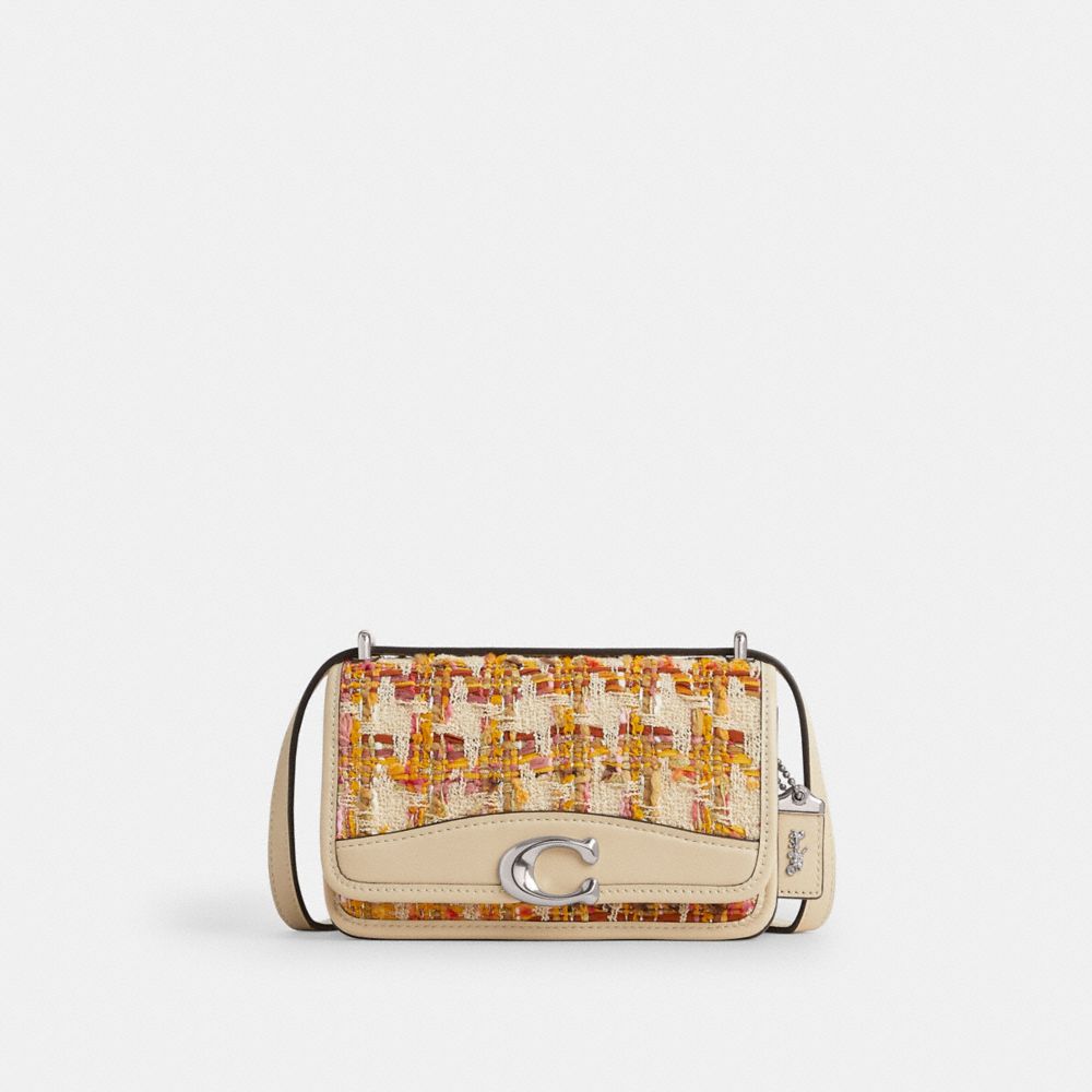 Coach Bandit Crossbody Bag In Tweed Plateadas Multicolor | COH864923