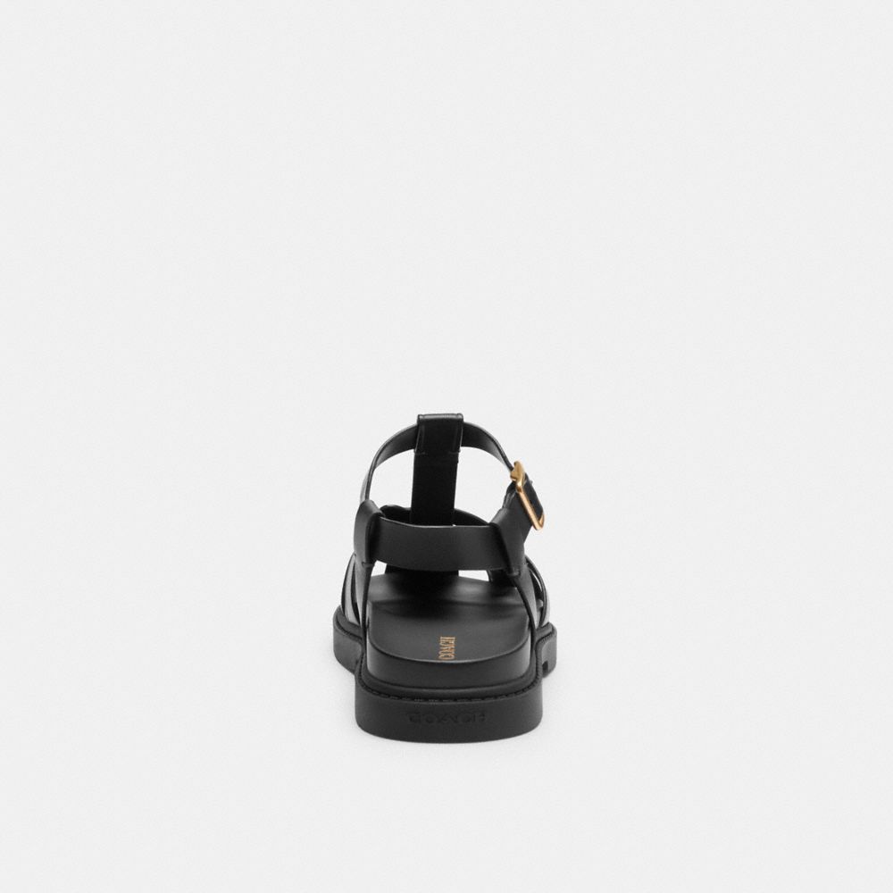 Coach Bella Fisherman Sandal Negras | COH865900