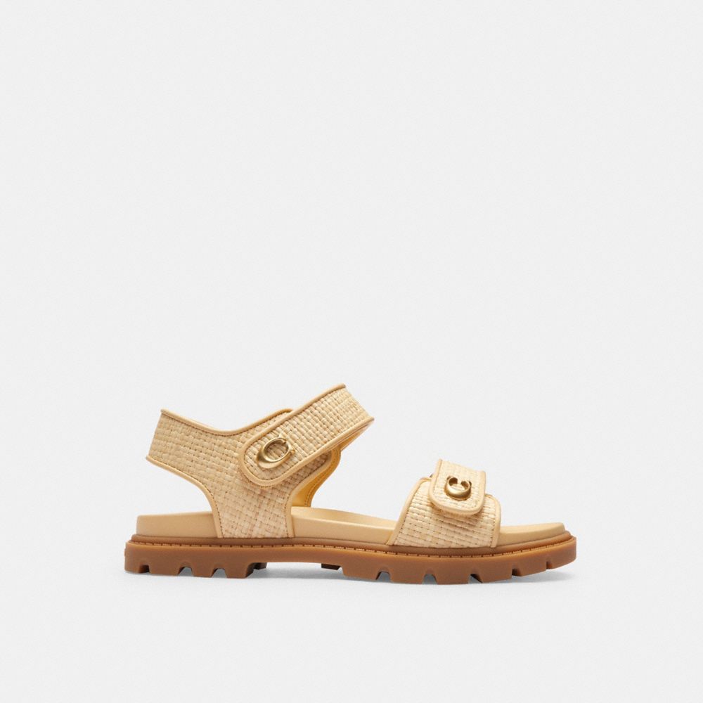 Coach Brynn Sandal Beige | COH865897