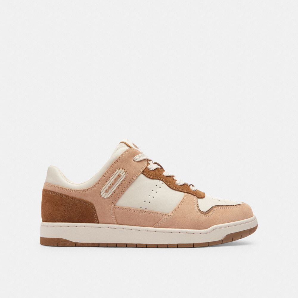 Coach C201 Low Top Sneaker White/Brown | COH865826